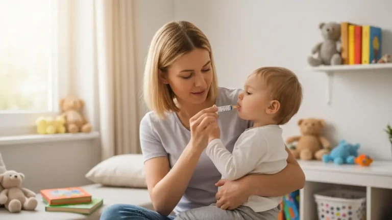 Dziecko otrzymujące antybiotyk od matki – bezpieczne podawanie leku
