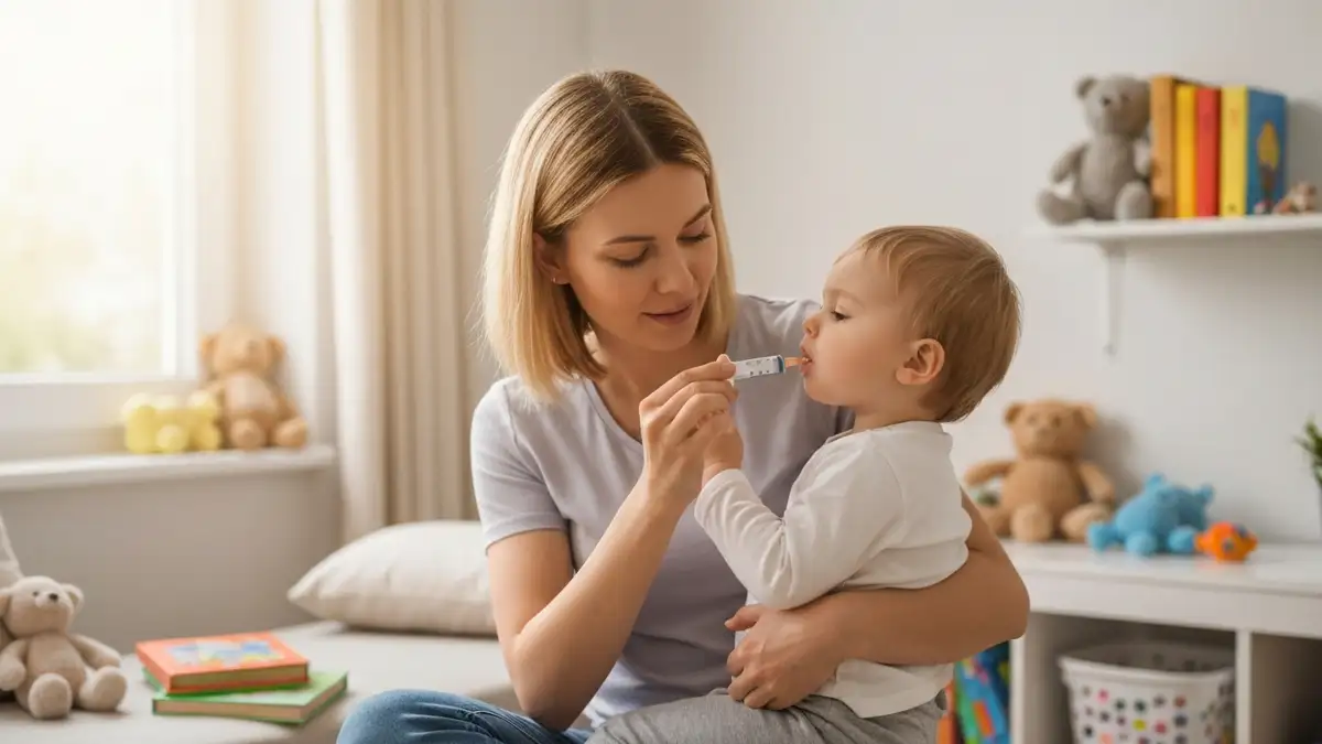 Dziecko otrzymujące antybiotyk od matki – bezpieczne podawanie leku