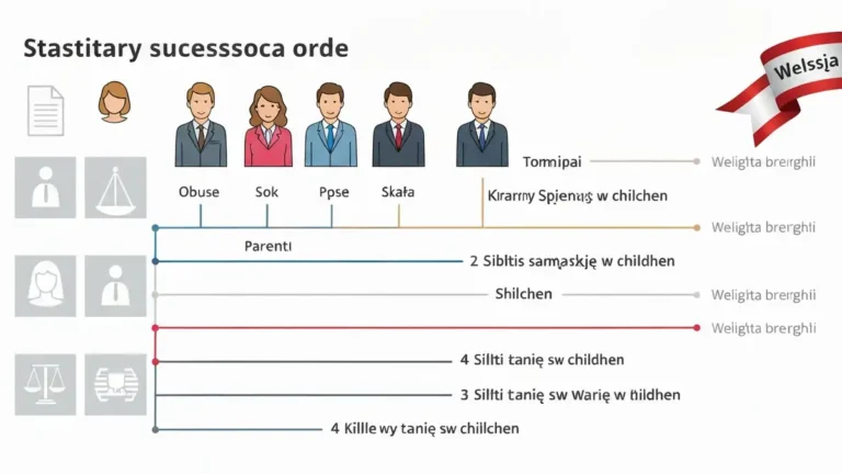 Schemat kolejności dziedziczenia ustawowego w Polsce – cztery kolejności spadkobierców