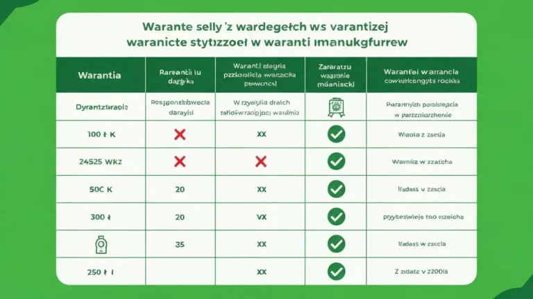 Porównanie gwarancji sprzedawcy i producenta – tabela różnic i uprawnień konsumenta