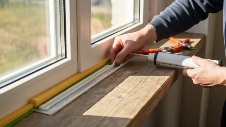 Uszczelniane okien taśmą, piankę i silikonem - materiały i narzędzia do DIY