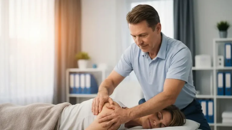 Fizjoterapia ramienia - masaż terapeutyczny i ćwiczenia na zamrożony bark